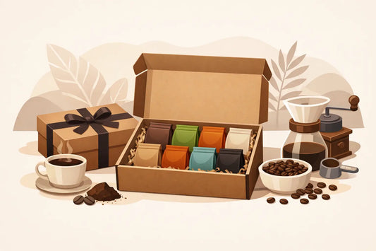 8 Coffee Sampler Gift Box Examples to Give