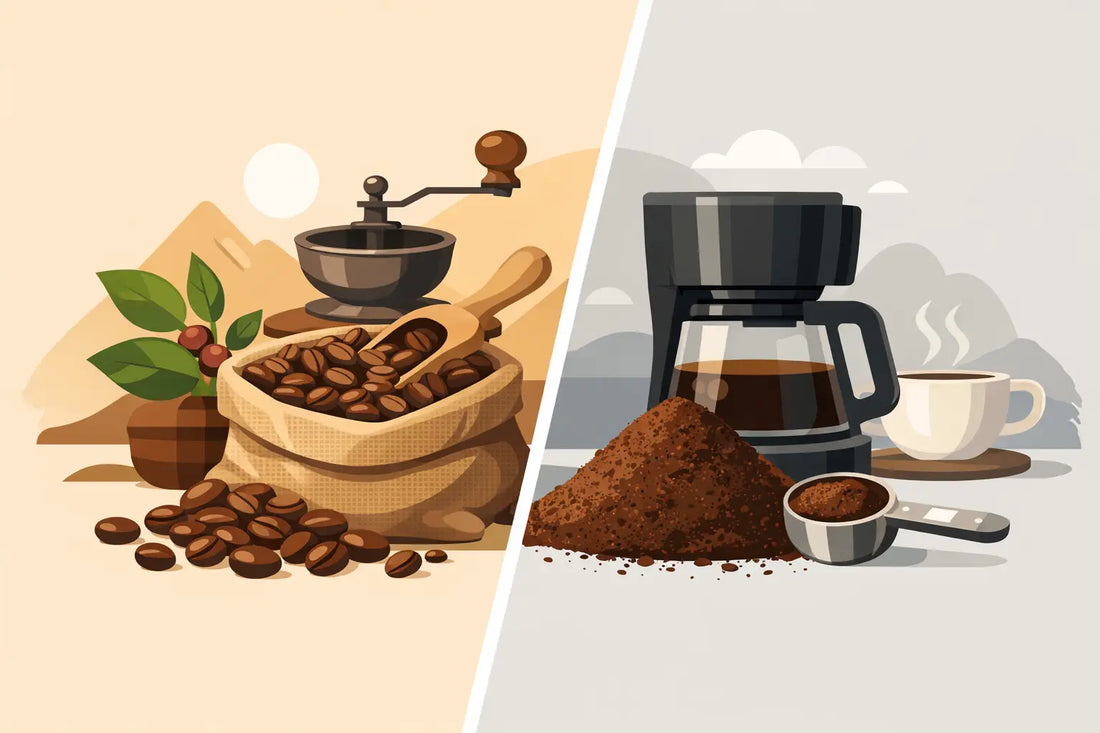 Whole Bean vs Ground Coffee: Which to Buy?